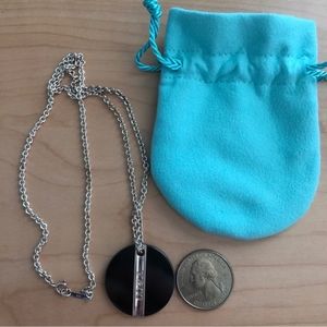 🖤 Tiffany & Co. Titanium and Silver Pendant